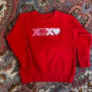 Sweet Wink Valentines Toddler Girls 3T Cotton Blend Sweatshirt